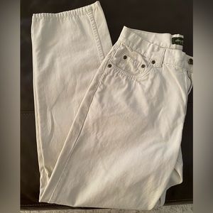 Eddie Bauer - Classic 5 Pocket - Chino Khaki Jeans - 100% Cotton - Size 4